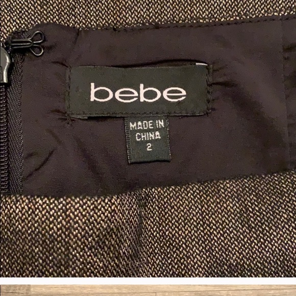 Bebe Brown Skirt. - Picture 3 of 4